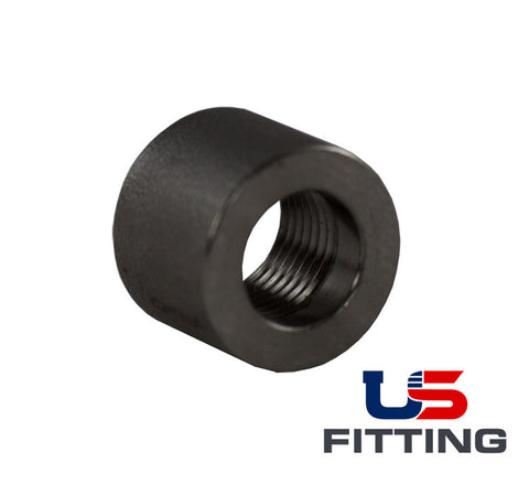 1/8" NPT Female Weld-On Threaded Half Coupling / Bung / Fitting - SS316 Stainless Steel